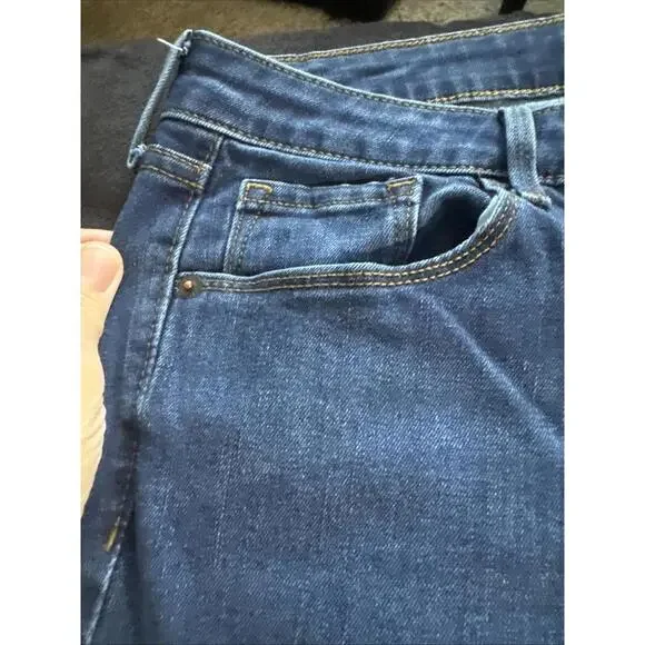 Old Navy Pop Icon Skinny Jeans Womens Sz 14 Blue Light Wash Denim‎ Stretch - Picture 7 of 14